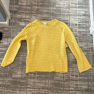 Sunny Yellow Crew Neck Sweater